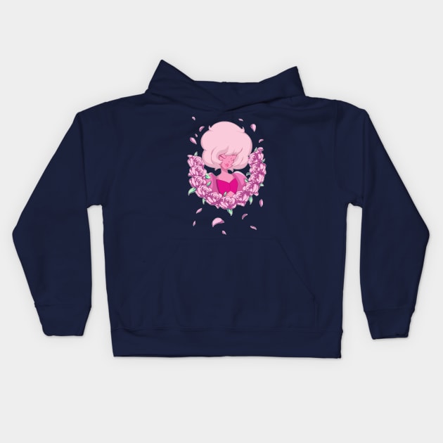 Pink Diamond Fanart! Kids Hoodie by Littlepancake